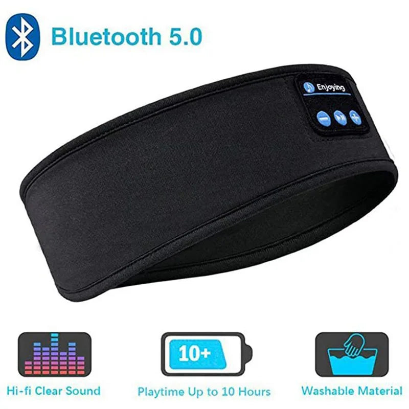 Enjoying Wireless Bluetooth Sleep Headband – Sleep, Sweat, and Stream in Total Comfort